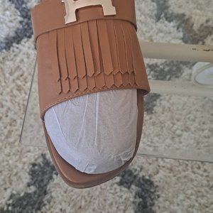 Hermès Fringe Sandals